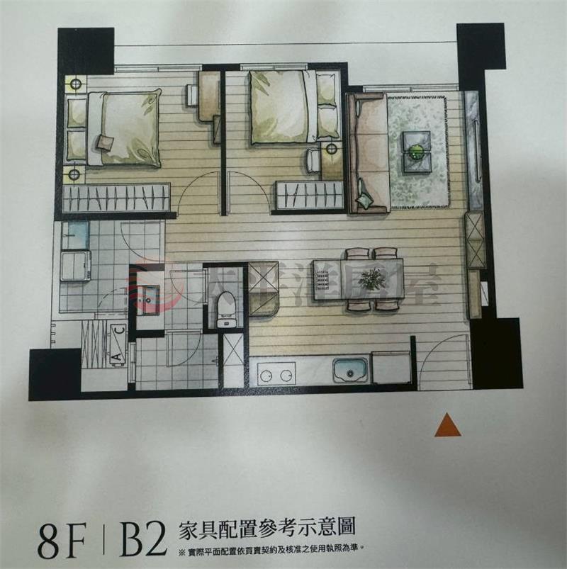 ★花壇國中旁大樓9F★房屋室內格局與周邊環境