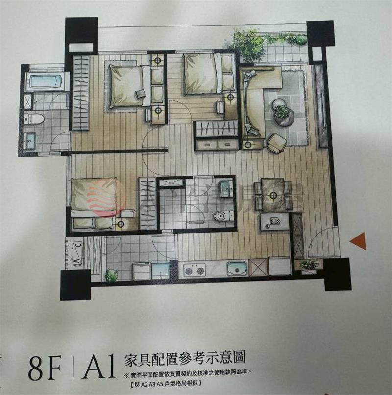★花壇國中旁大樓9F★房屋室內格局與周邊環境