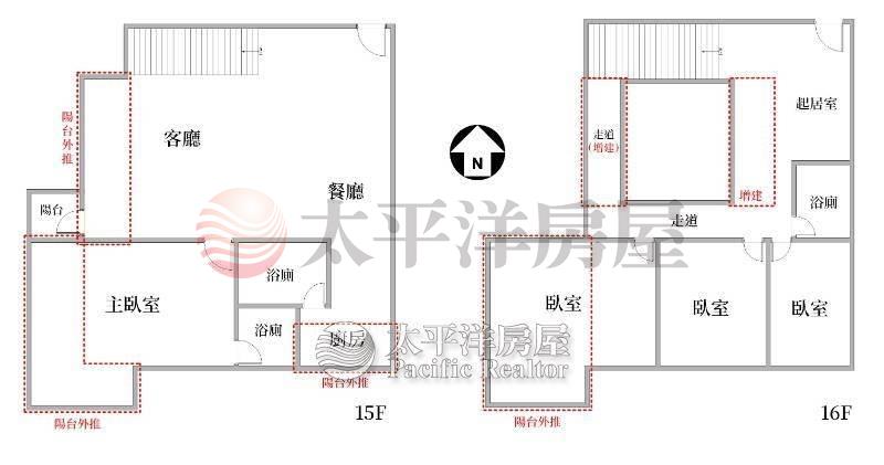 興大聖學府樓中樓景觀大戶房屋室內格局與周邊環境