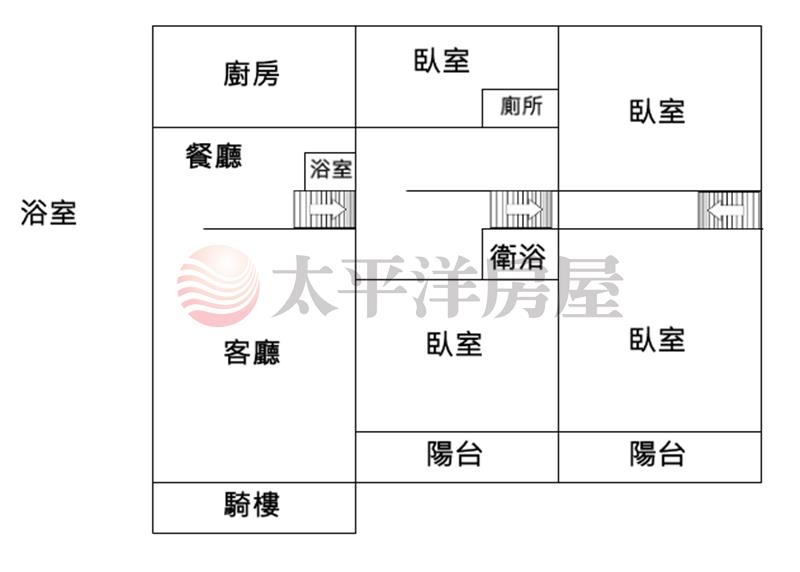 彰化中正路旁透天房屋室內格局與周邊環境
