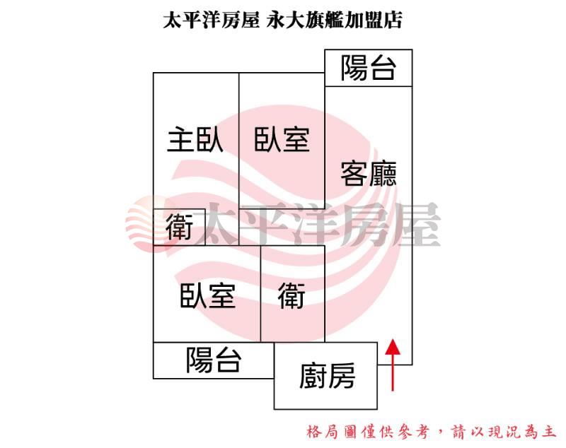 東寧路商圈3房寓房屋室內格局與周邊環境