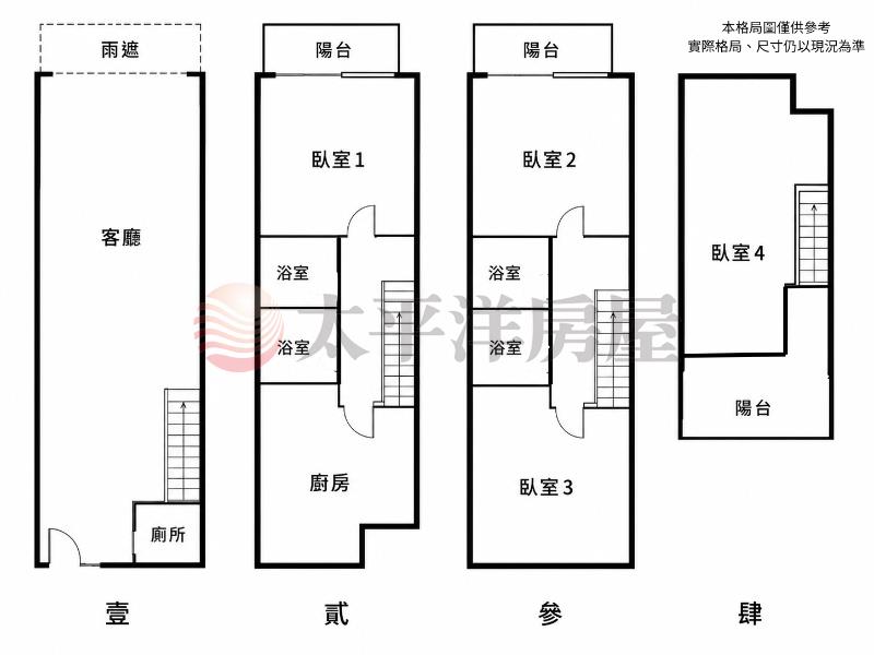 太保磐石收租店面房屋室內格局與周邊環境