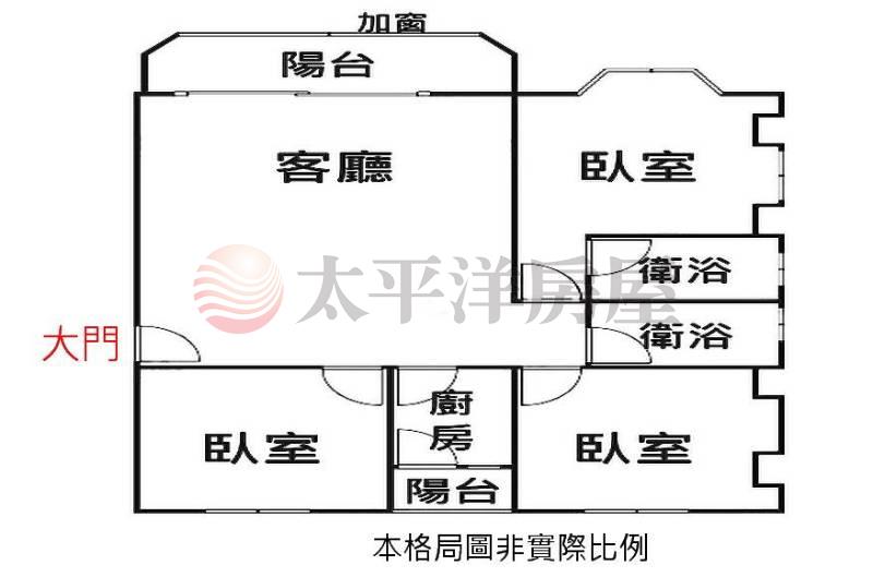 桃園紅線中路站電梯3房-宏昌社區房屋室內格局與周邊環境