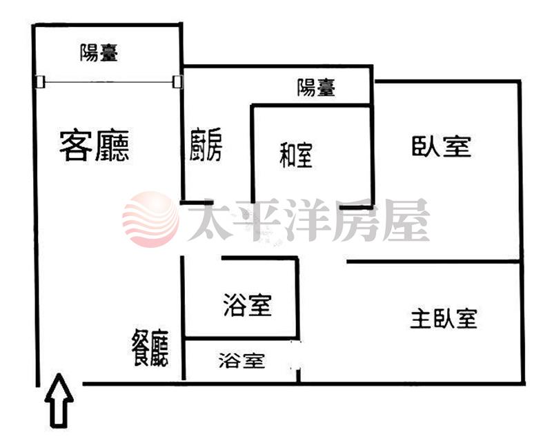 楊梅景觀3房車4樓-台北新都凱撒區房屋室內格局與周邊環境