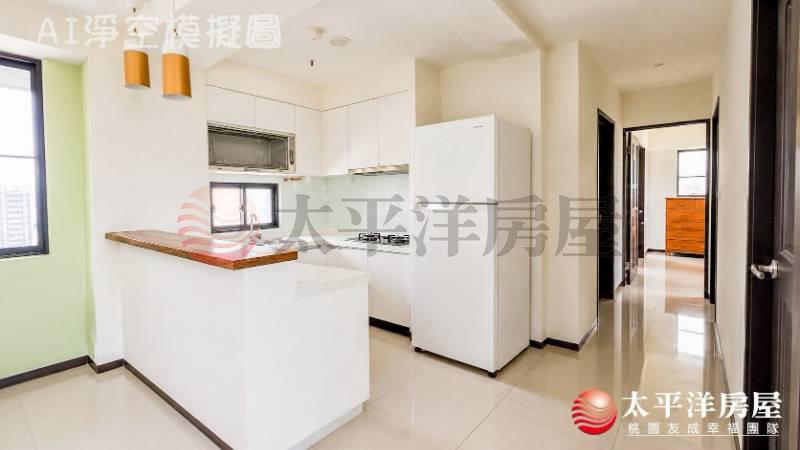 八德夢時代景觀大三房車房屋室內格局與周邊環境