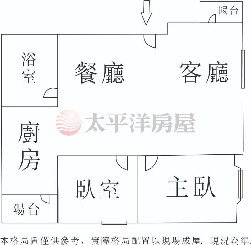 永康雙橋商圈溫馨兩房房屋室內格局與周邊環境