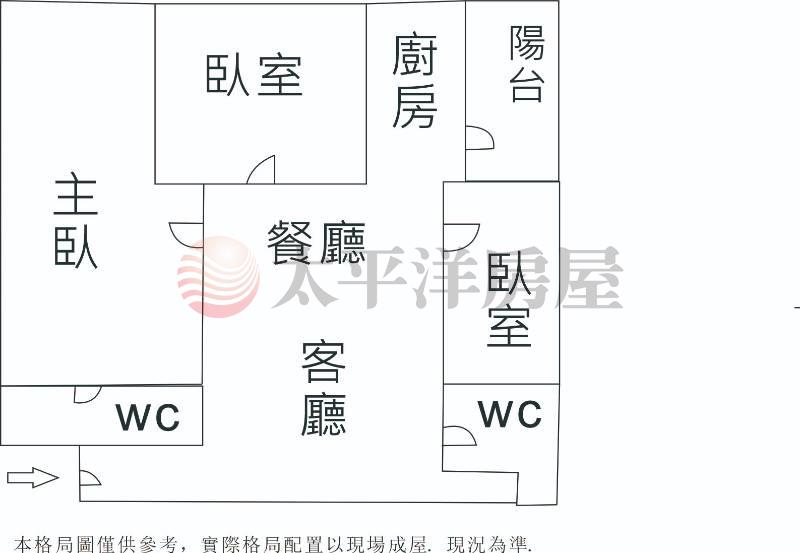 高鐵景觀3房平車房屋室內格局與周邊環境