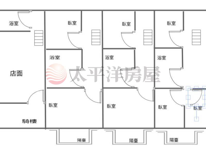 宜市民族路7房創業店住房屋室內格局與周邊環境