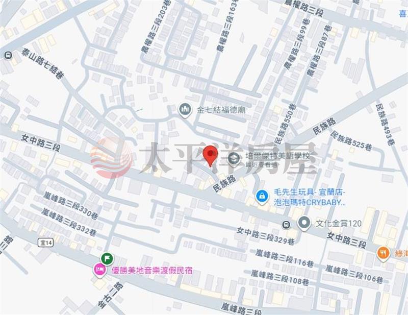 宜市民族路7房創業店住房屋室內格局與周邊環境