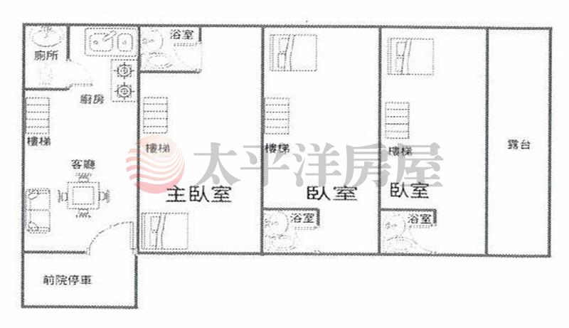 埔心76快速道路旁全新未住美別墅房屋室內格局與周邊環境