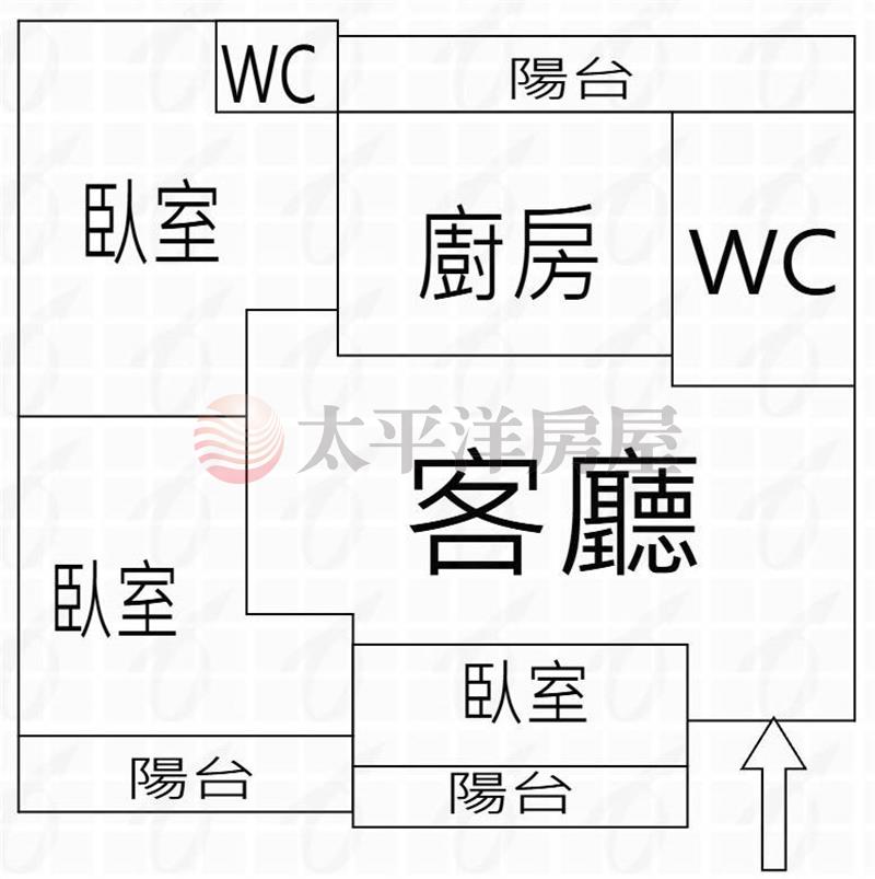 安樂路一段美3房房屋室內格局與周邊環境