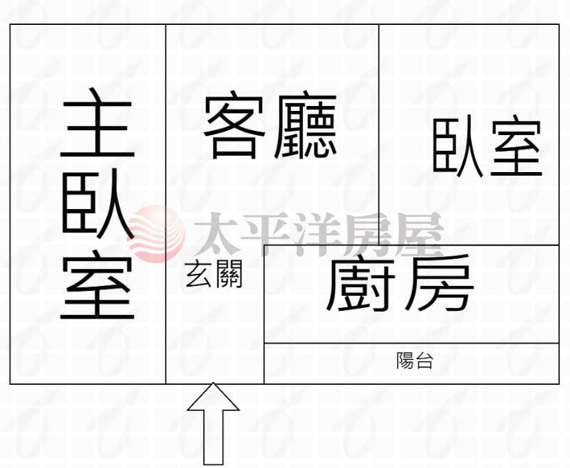 中正路電梯2房房屋室內格局與周邊環境