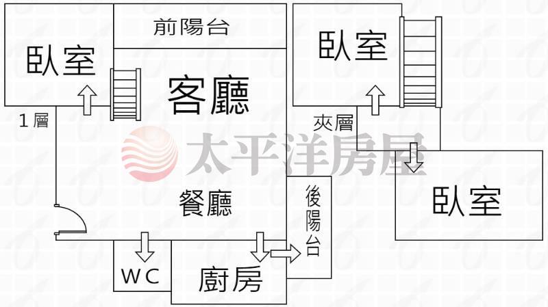 過港電梯3房房屋室內格局與周邊環境