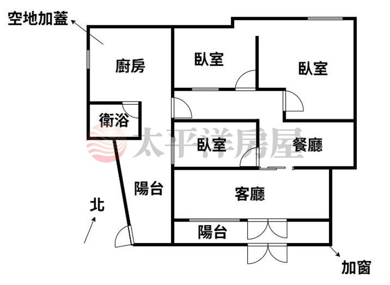 全聯旁稀有1樓房屋室內格局與周邊環境