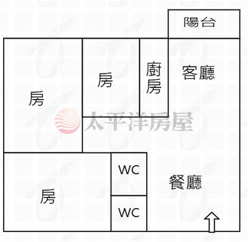 上堤花園電梯3房房屋室內格局與周邊環境