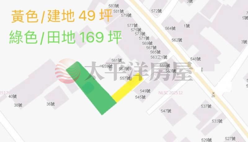 近田尾鄉公所建地+田地房屋室內格局與周邊環境