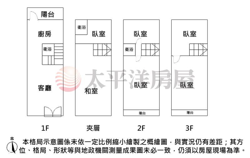 秀傳旁全新整理美透房屋室內格局與周邊環境