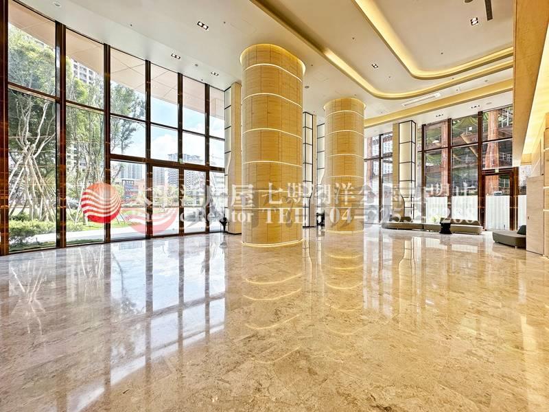 台中商辦TOP1環球經貿中心-可分戶出售房屋室內格局與周邊環境