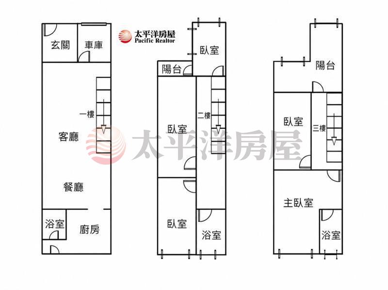 內壢復華街臨路美透天房屋室內格局與周邊環境