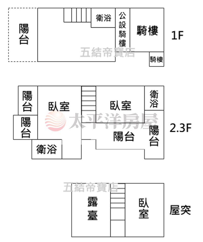 馬賽全新四套房店住別墅D房屋室內格局與周邊環境