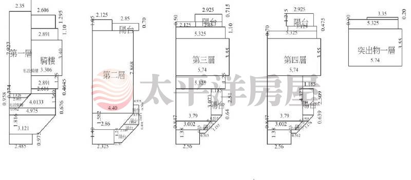 馬賽全新三角窗店住別墅C房屋室內格局與周邊環境