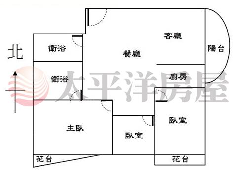 崇德漢口三房車位捷運宅房屋室內格局與周邊環境