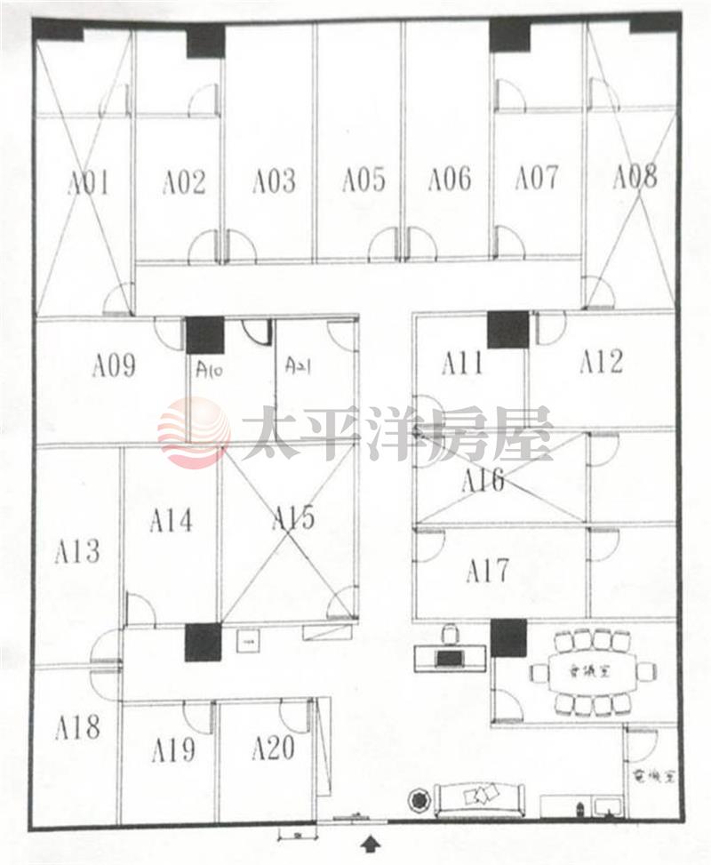 北屯區20房商務中心收租聖品房屋室內格局與周邊環境