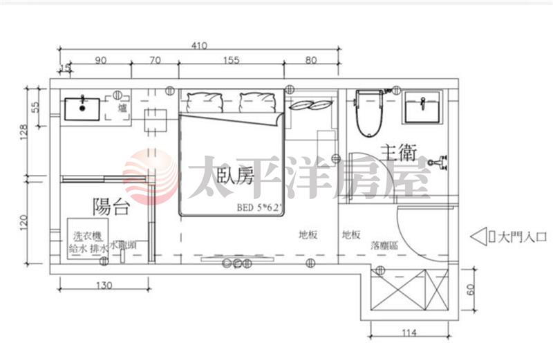 近水樓台青海路收租套房房屋室內格局與周邊環境