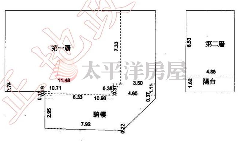 境美MRT雙平車黃金角店房屋室內格局與周邊環境