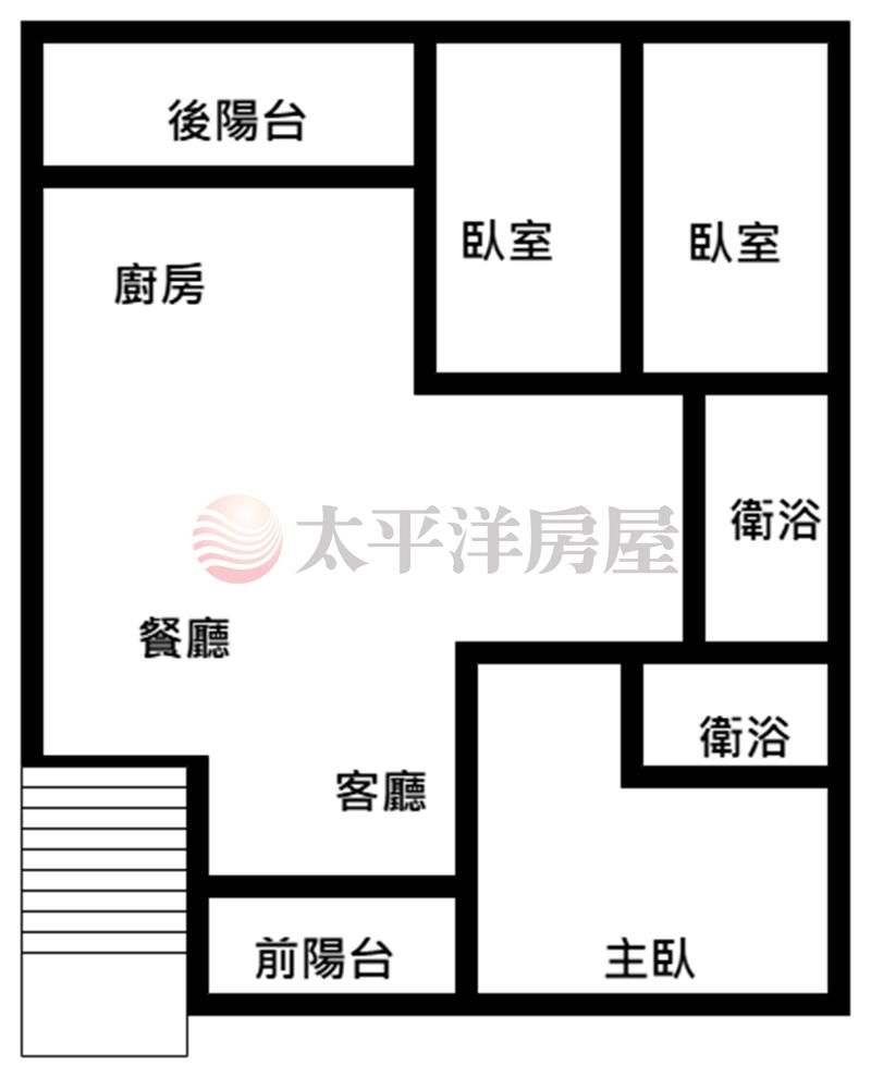 大慶二樓三房房屋室內格局與周邊環境