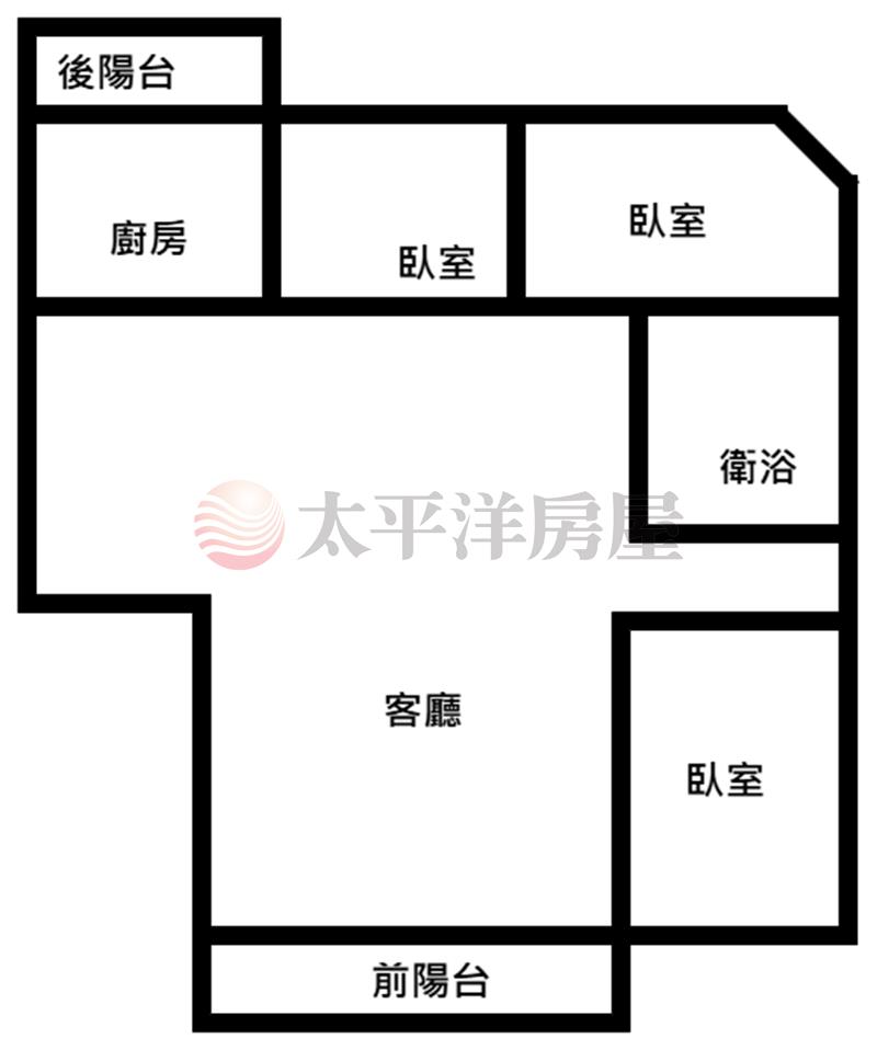 安一路裝潢三樓房屋室內格局與周邊環境