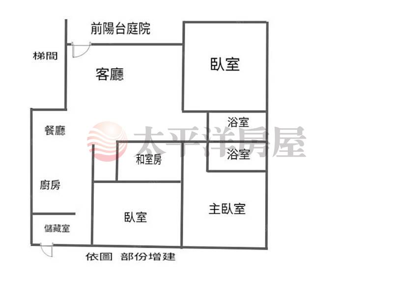 新豐街1樓四房+門口車位房屋室內格局與周邊環境