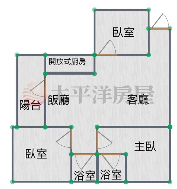 羅東市區電梯華廈房屋室內格局與周邊環境