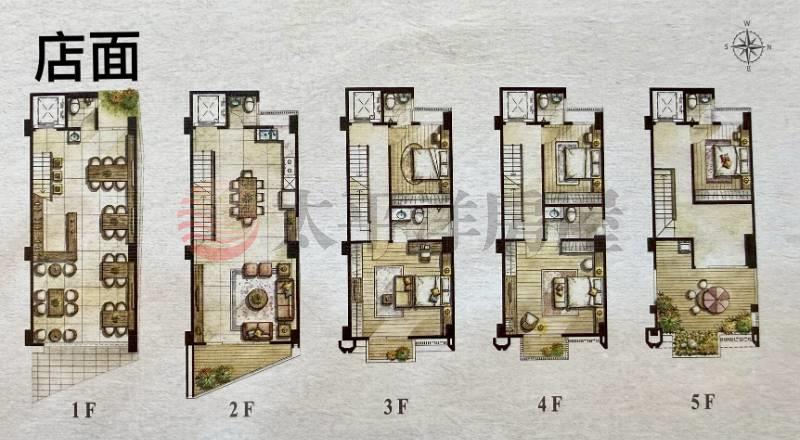藍田生玉｜黃金店面 × 社區型別墅房屋室內格局與周邊環境