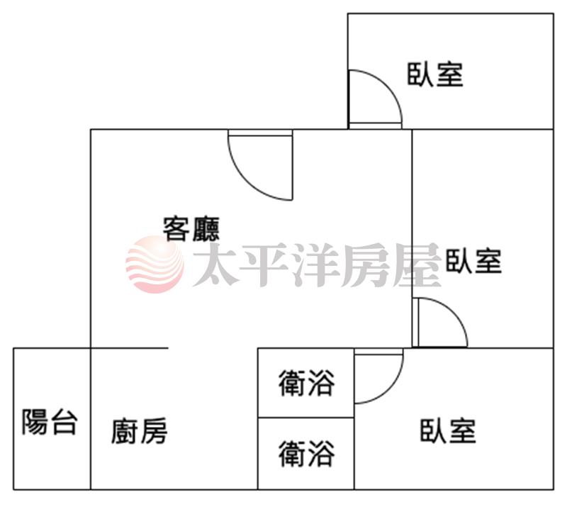 虎山重劃區大3房景觀華廈房屋室內格局與周邊環境