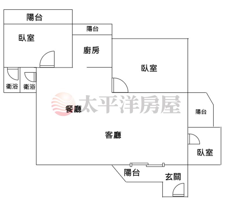 草屯虎山3房景觀樓層戶房屋室內格局與周邊環境