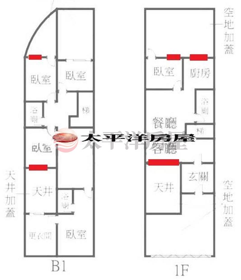 E148-翔鳳大4房3車位房屋室內格局與周邊環境