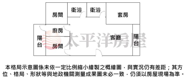 彰化市桂林園溫馨三房房屋室內格局與周邊環境