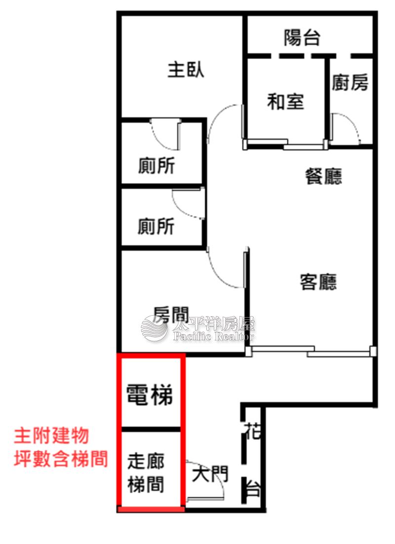 太平新高學區三房平車房屋室內格局與周邊環境