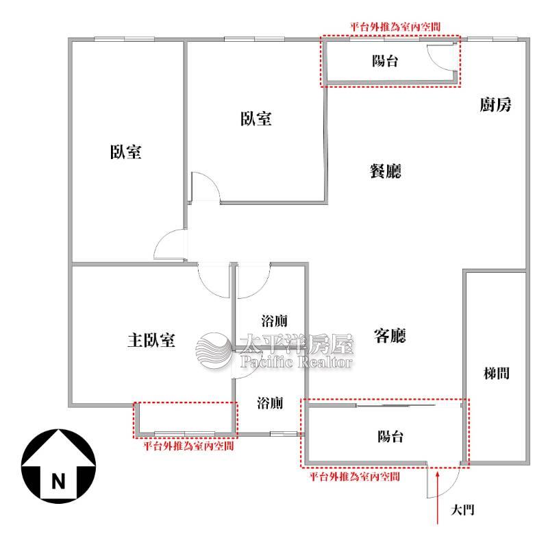 南屯清幽住宅三房車位優質戶房屋室內格局與周邊環境