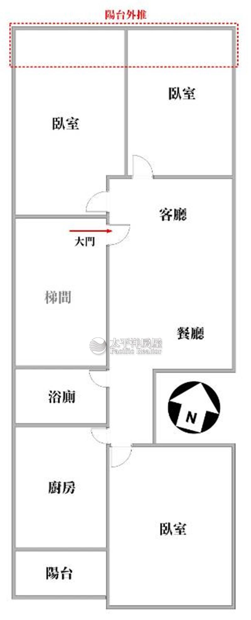 北屯健身三房公寓房屋室內格局與周邊環境