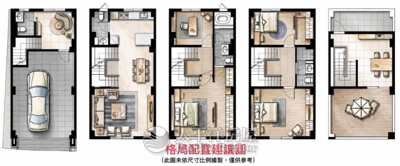 烏日全新臨路精裝店墅B房屋室內格局與周邊環境