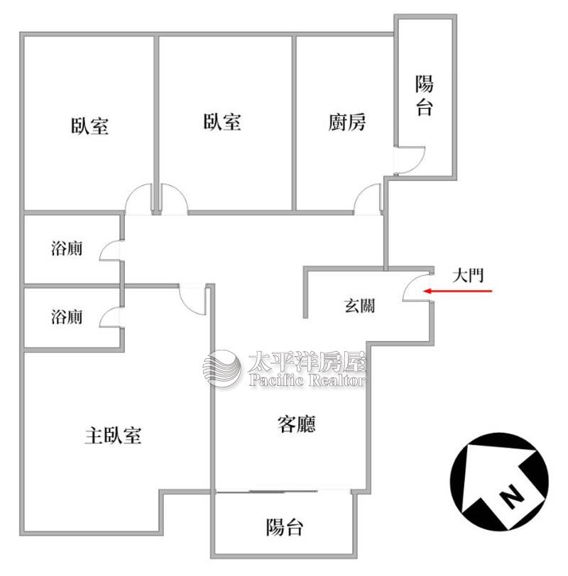 佳泰新都苑高樓美視野房屋室內格局與周邊環境