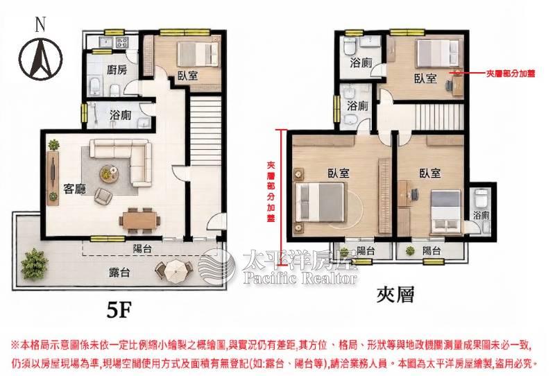 美術館樓中樓房屋室內格局與周邊環境