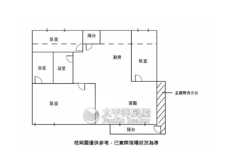 低總價華廈雅國皇家房屋室內格局與周邊環境