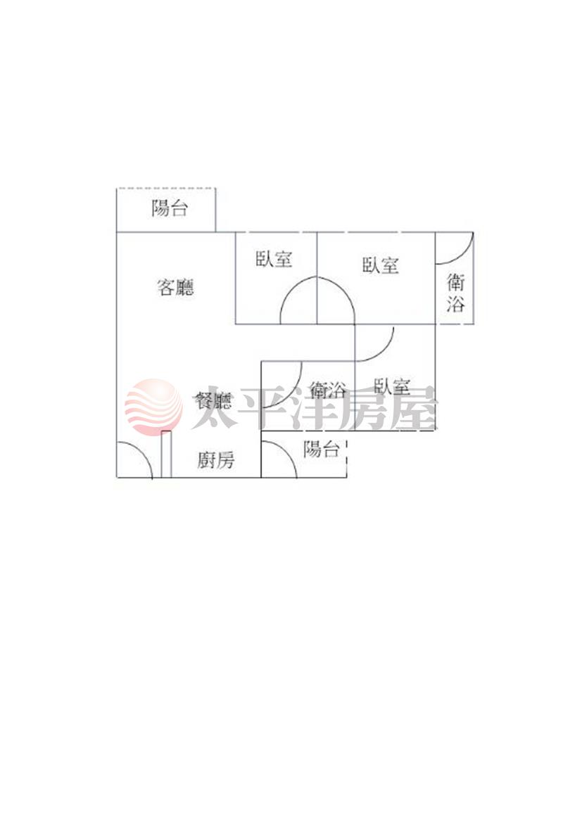 專任大雅公園景觀三房(漾)房屋室內格局與周邊環境
