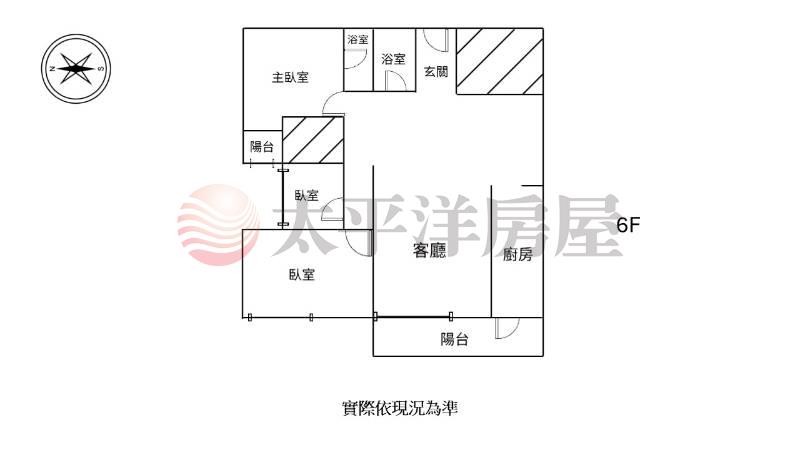 專簽大雅市中心三房+雙平車房屋室內格局與周邊環境