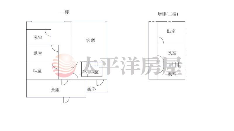 泰安休息站旁農舍房屋室內格局與周邊環境