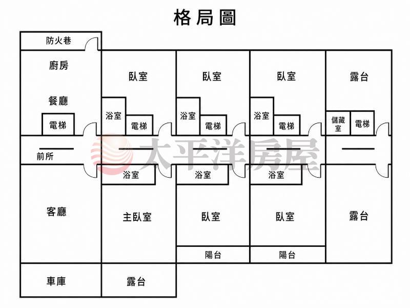 北斗斗中路全新電梯店面(B)房屋室內格局與周邊環境