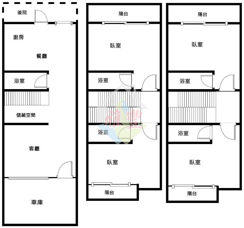 塗城.成功全新整理豪華透天